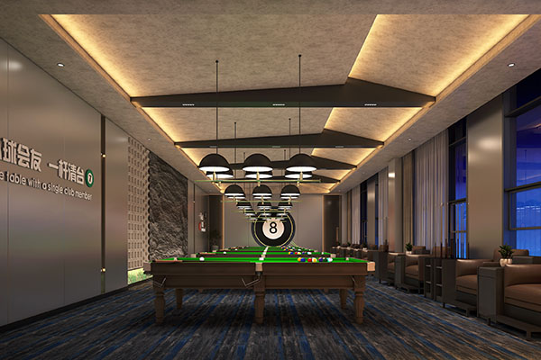 臺球廳裝修